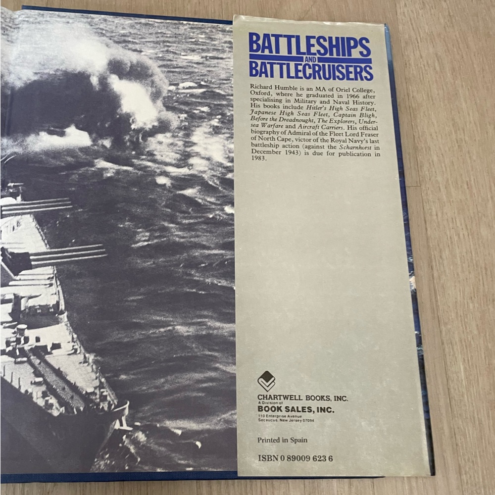Battleships and Battle Cruisers by Richard Humble (Hardcover 1983) - Picture 9 of 9